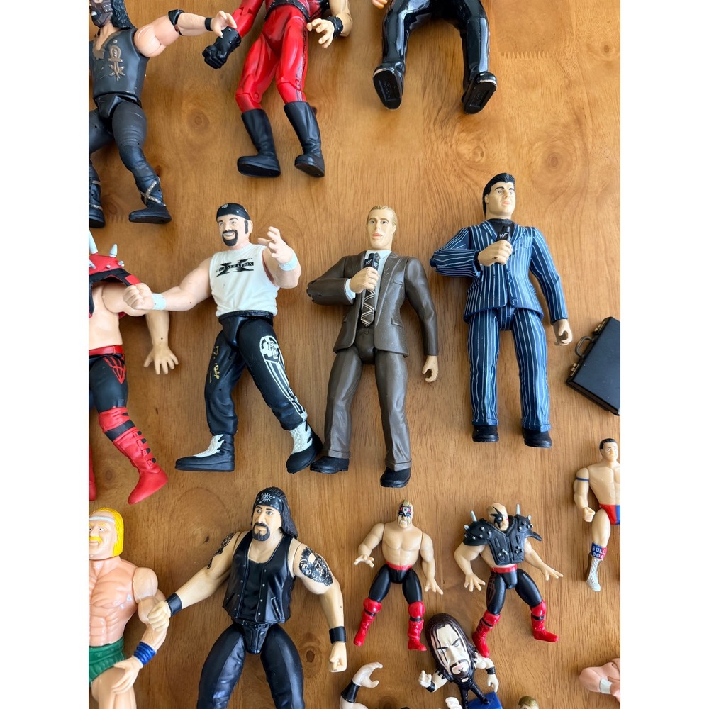 Vintage WWF WCW Wrestling Figure Lot Bret Hart Scott Hall Kane L.O.D. Jakks 90s - Picture 7 of 14